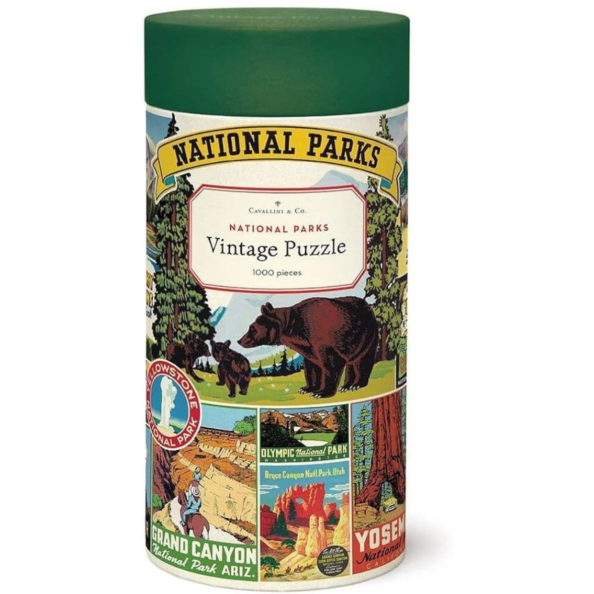 Cavallini & Co National Parks 1,000 Piece Puzzle