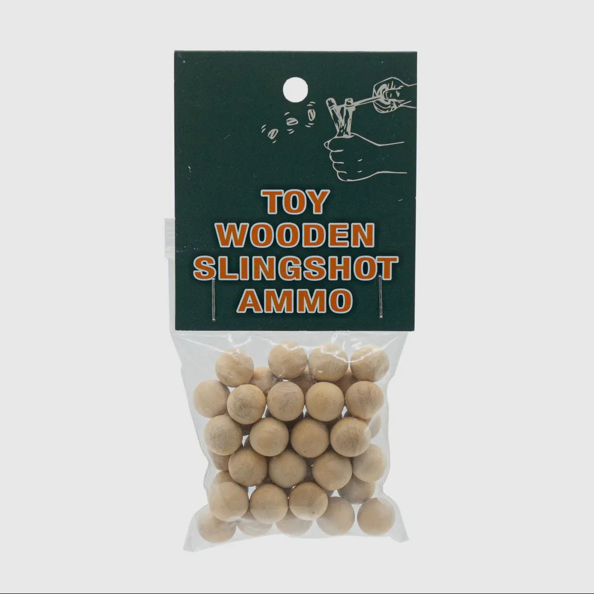 Toy Wooden Slingshot Ammo