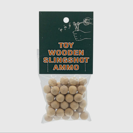 Toy Wooden Slingshot Ammo