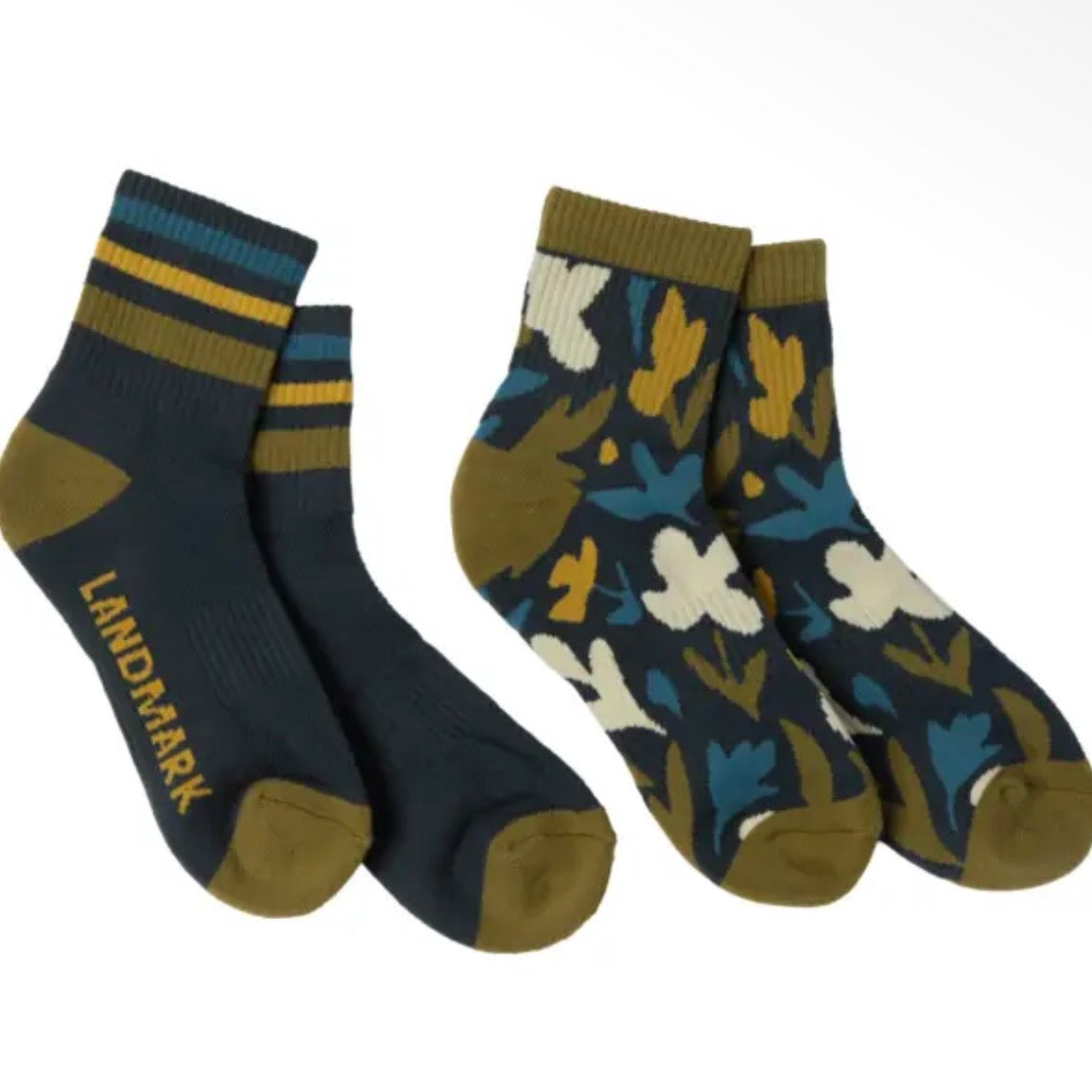 The Landmark Project Forest Canopy Quarter Sock (2-Pack)