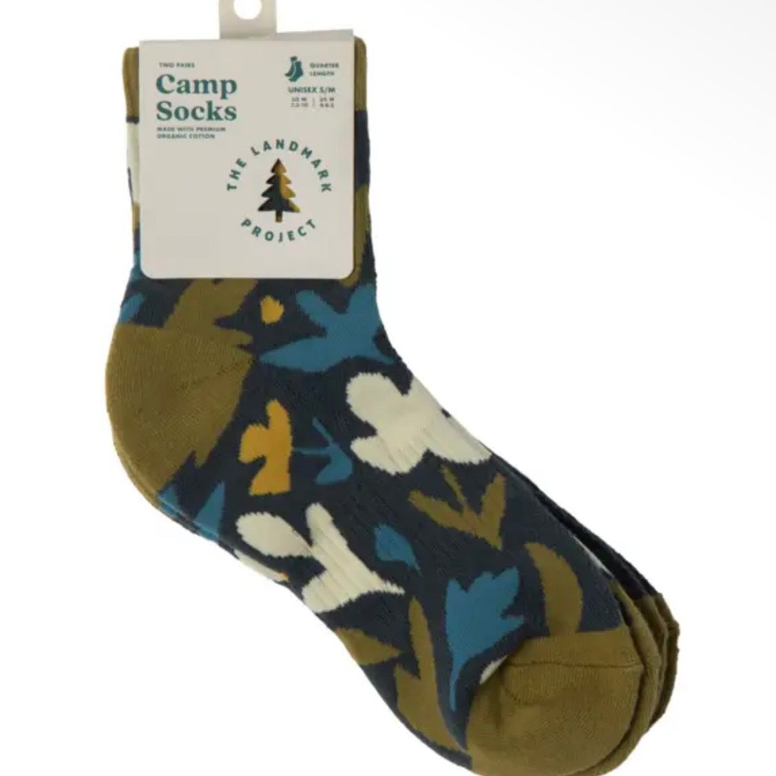 The Landmark Project Forest Canopy Quarter Sock (2-Pack)