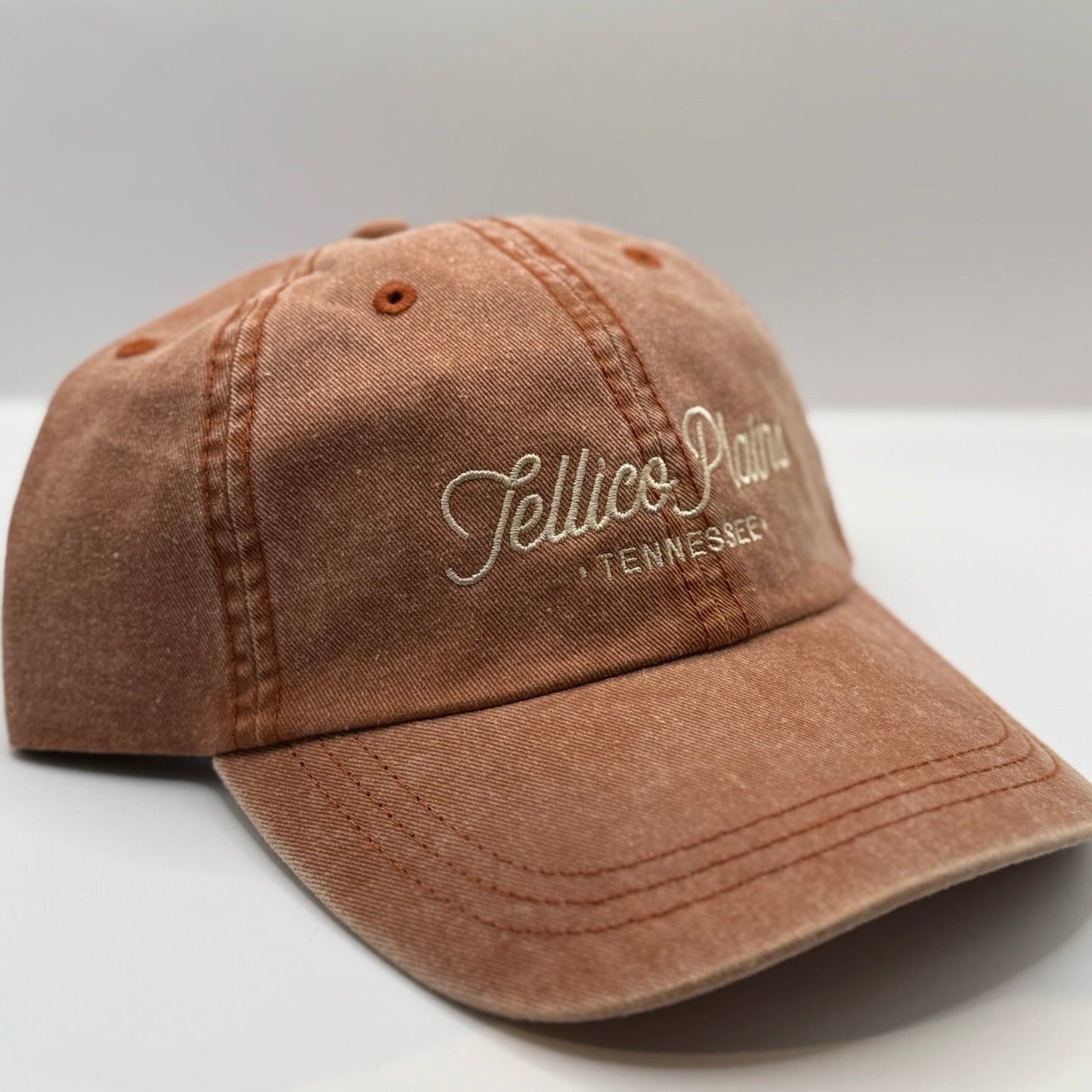 Tellico Plains Straight Script Baseball Hat