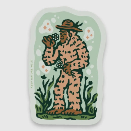 Keep Nature Wild Squatch Spring Blooms | Sticker