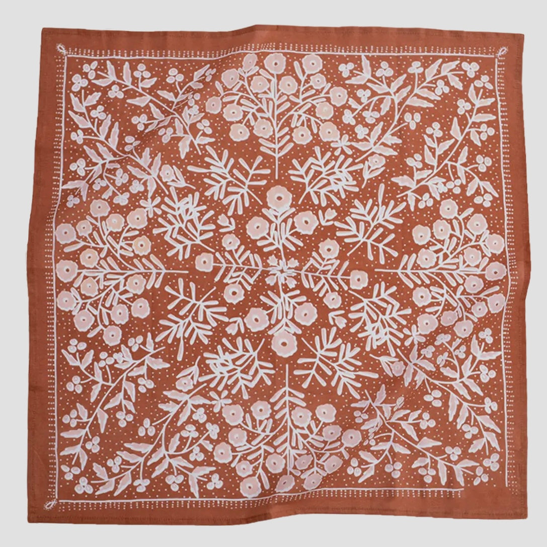 Handker Bandana 100% Organic Cotton 22" x 22"