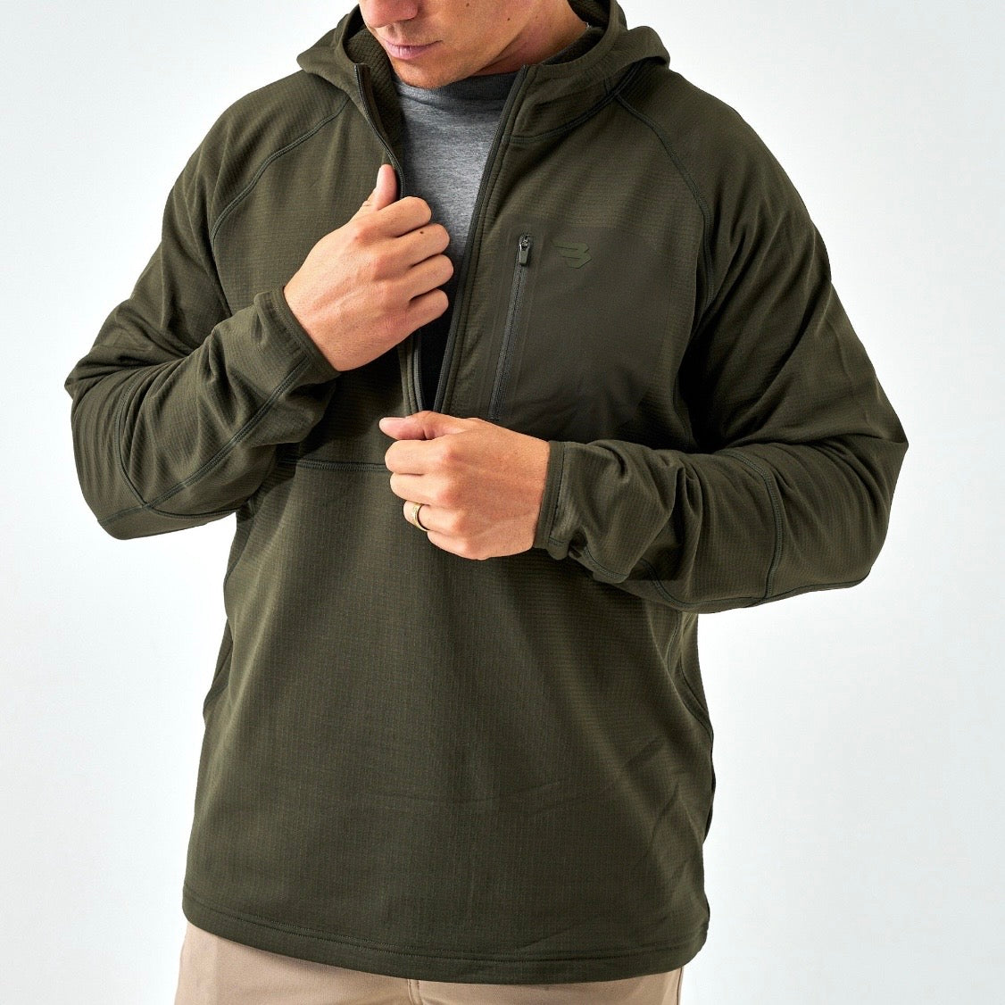 Burlebo Blaze Tech Quarter Zip