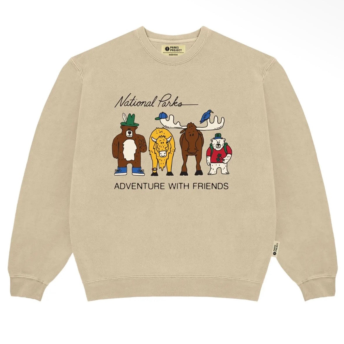 Parks Project Adventure with Friends Crewneck