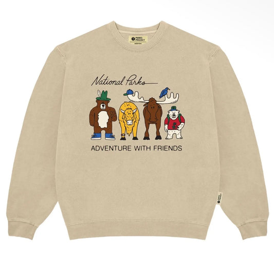 Parks Project Adventure with Friends Crewneck
