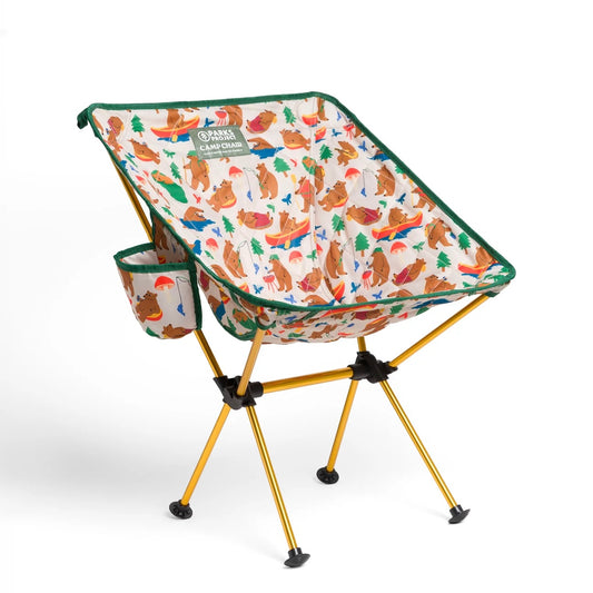 Parks Project Bears At Camp Packable Camp Chair
