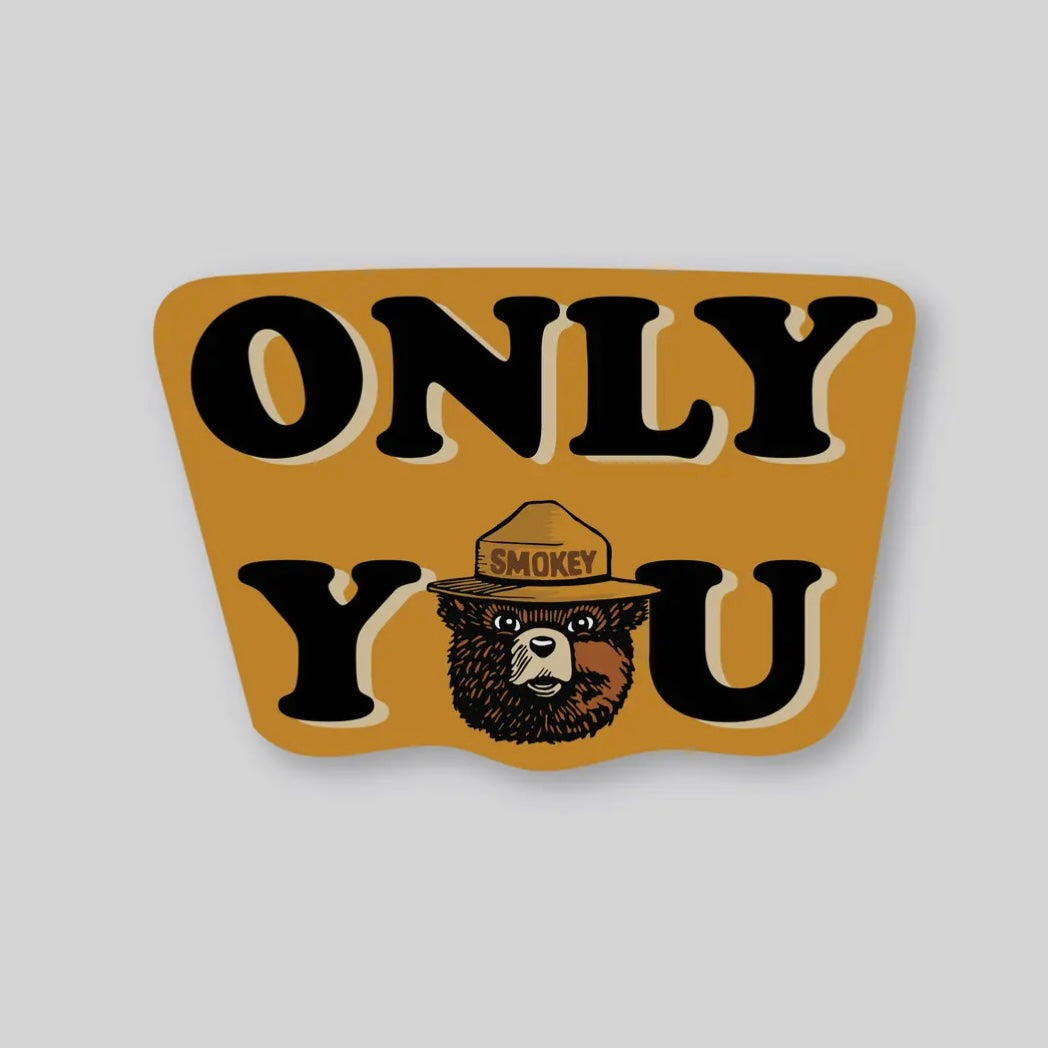 Pike Street Press Smokey Bear Sticker