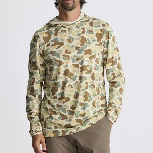 Free Fly Men's Bamboo Lightweight Hoodie - Vintage Camo
