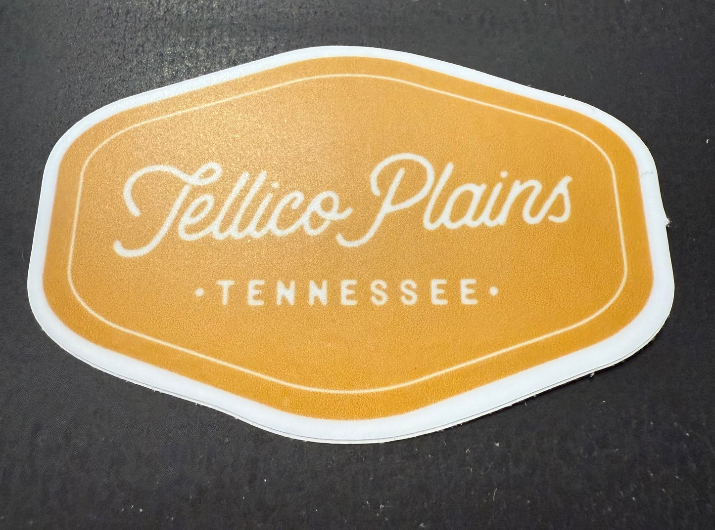 Yellow Tellico Plains, TN Sticker