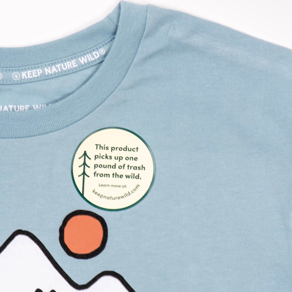 Keep Nature Wild Keep It Simple Unisex Tee | Morning Mist