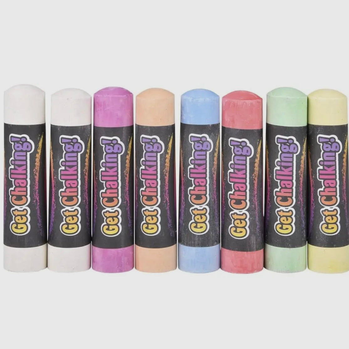 7.5" Chalk Set 8pc Llb Stationary