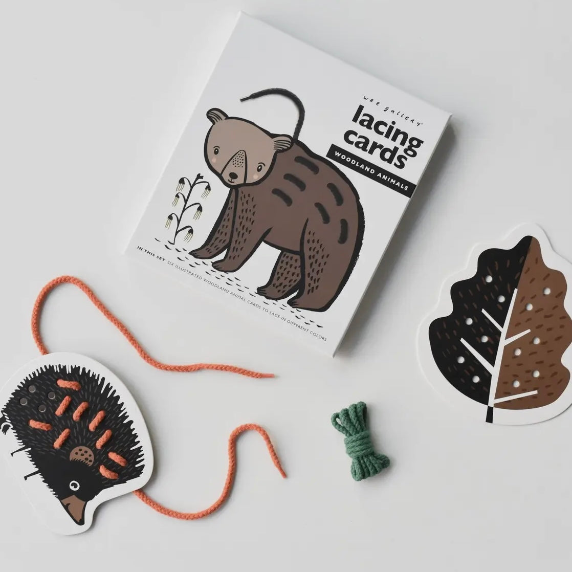 Lacing Cards - Woodland Animals