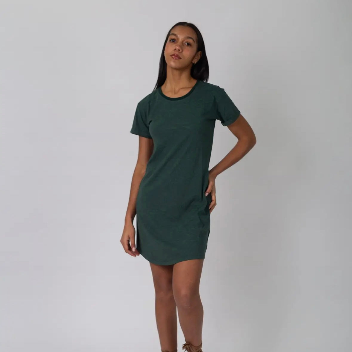 Happy Earth T-Shirt Dress | Tropics
