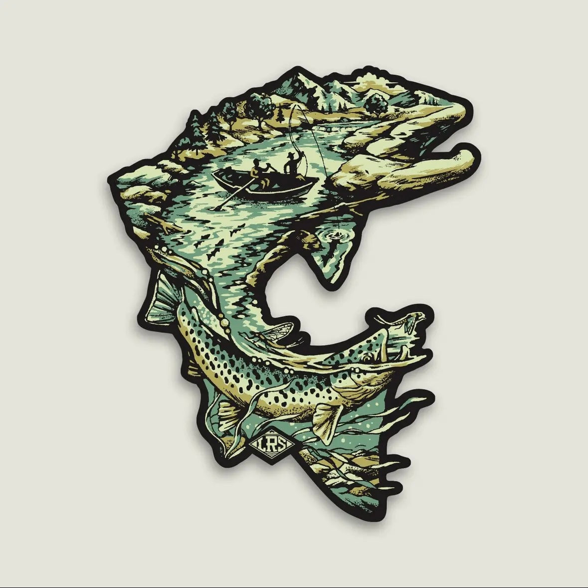 Lakes Rivers Streams Decals