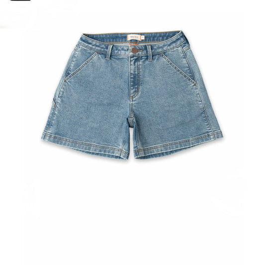 Ripton Women's Bad Leroy Jorts - Vintage Indigo