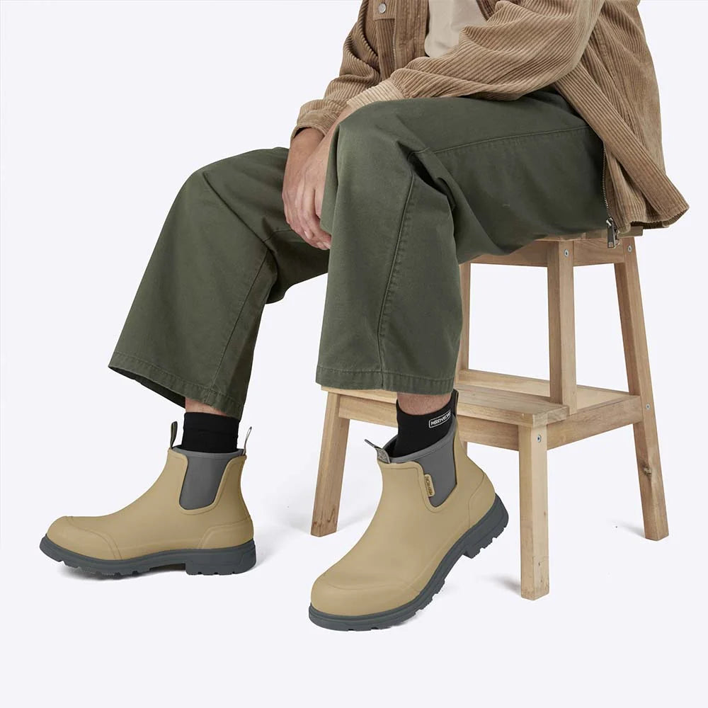 Merry People Oberon Wide Gumboot in Stone