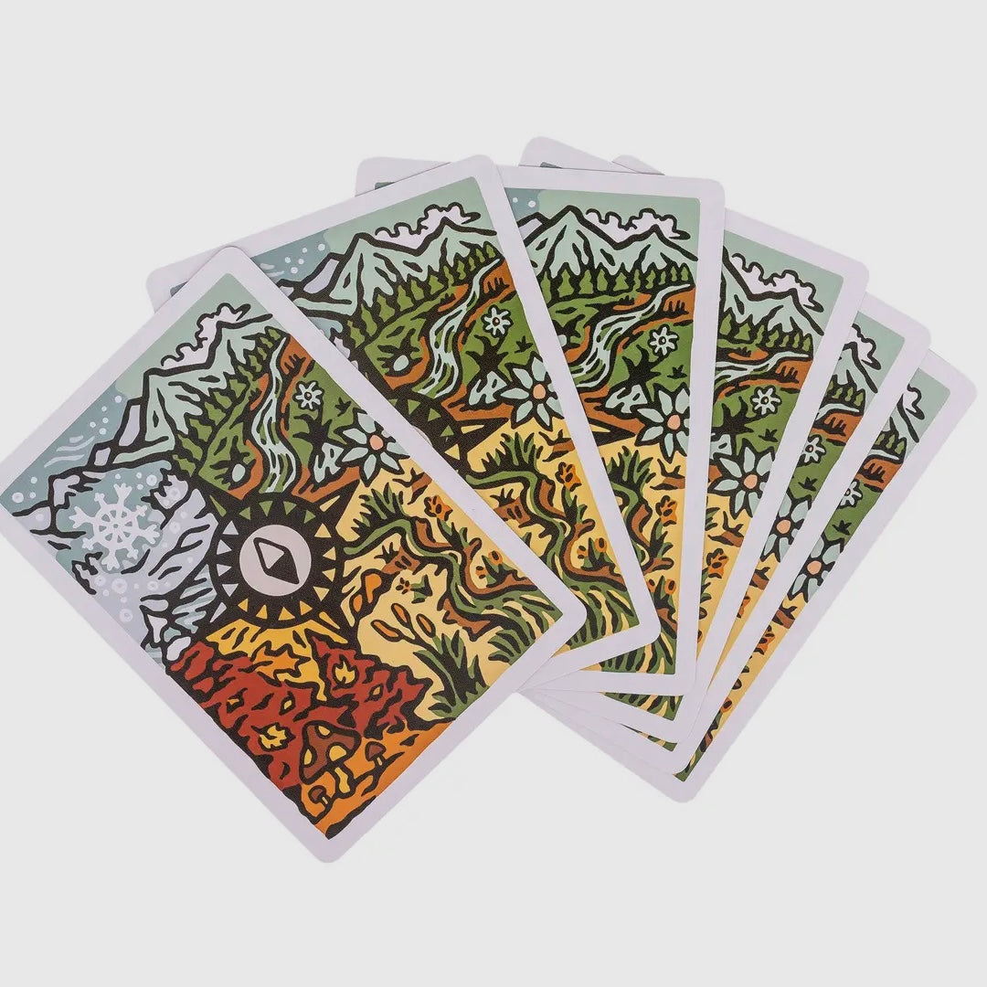 Keep Nature Wild Seasons of Squatch Playing Cards