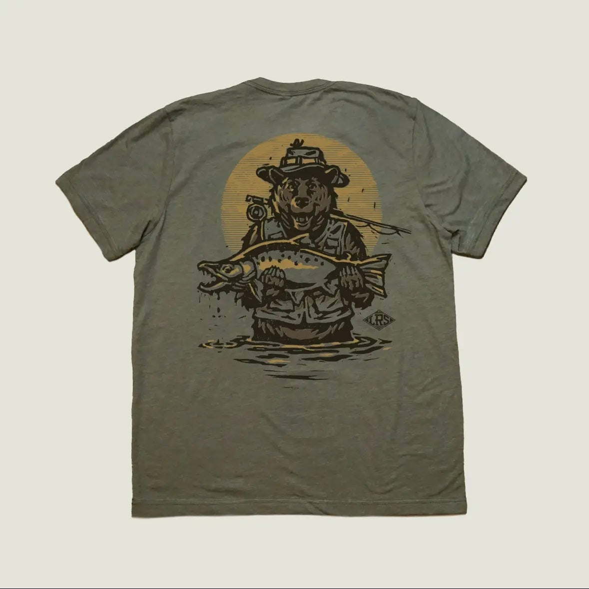 Lakes Rivers Streams Grizzly | Better Angler Series Tee