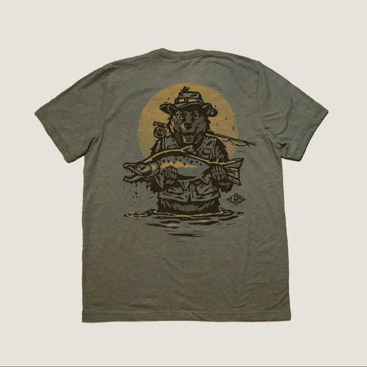 Lakes Rivers Streams Grizzly | Better Angler Series Tee