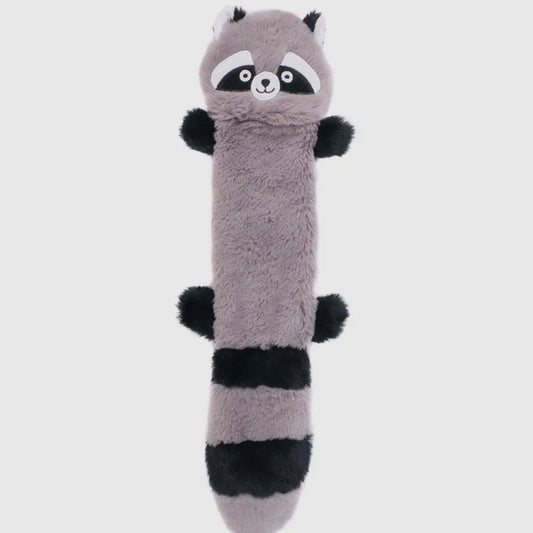 Petkin - Raccoon Squeaky Dog Toy