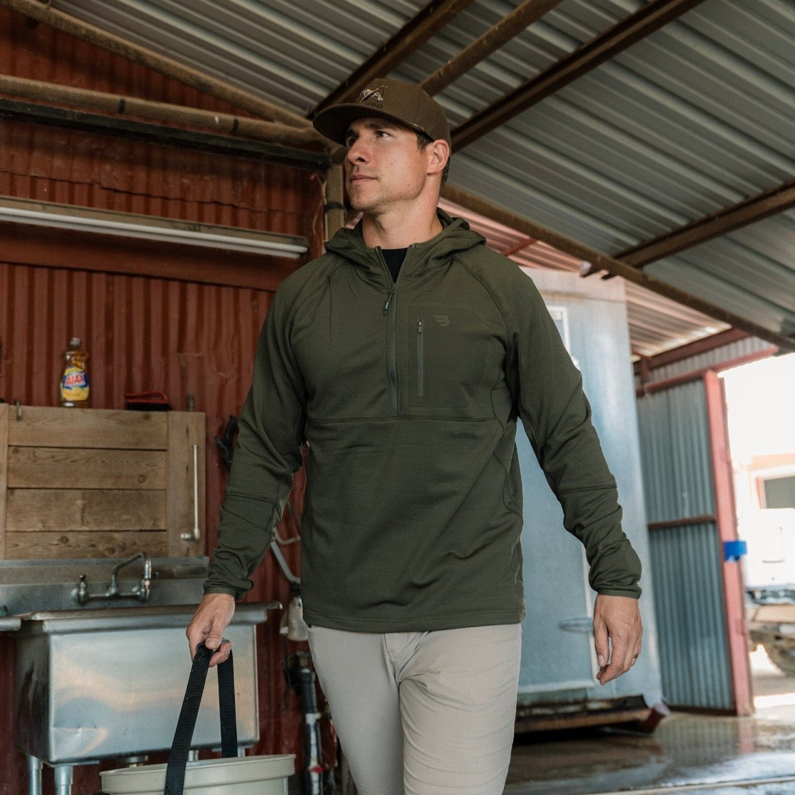 Burlebo Blaze Tech Quarter Zip