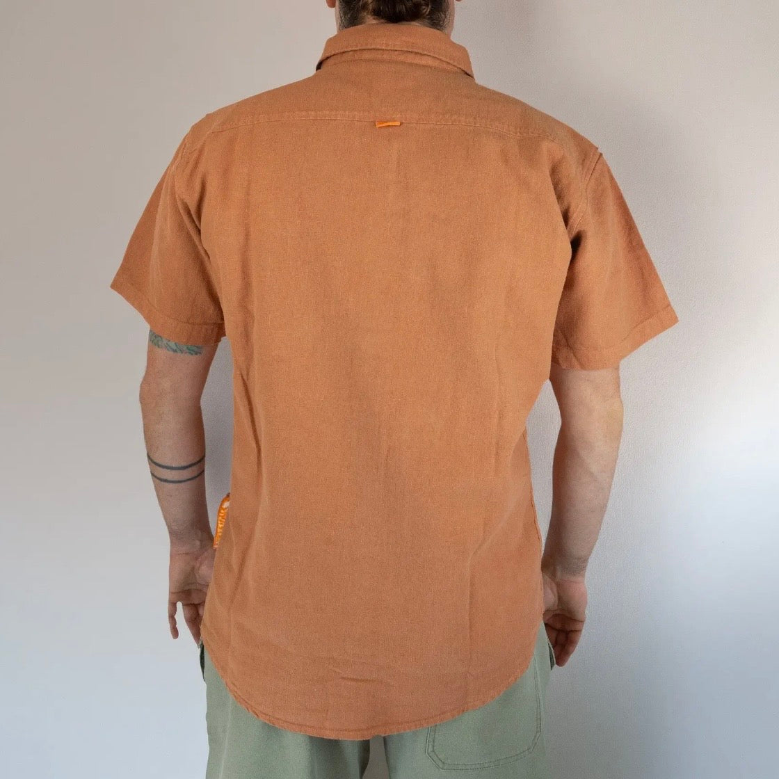Savage Supply Terracotta Linen Ramblin' Button-Down