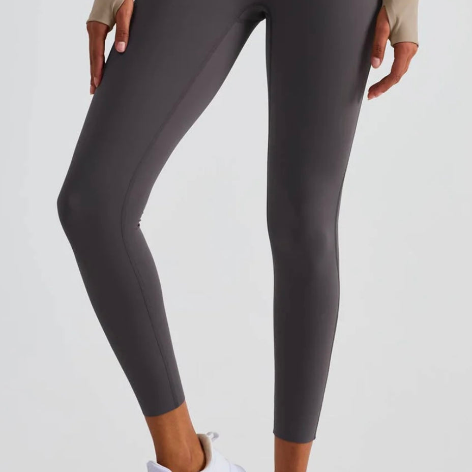 Esther Lycra® Seamless High Waist Leggings - Khaki Brown