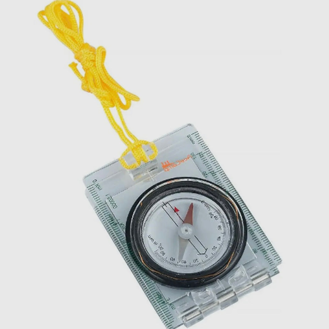 Foldable Map Compass With Mirror