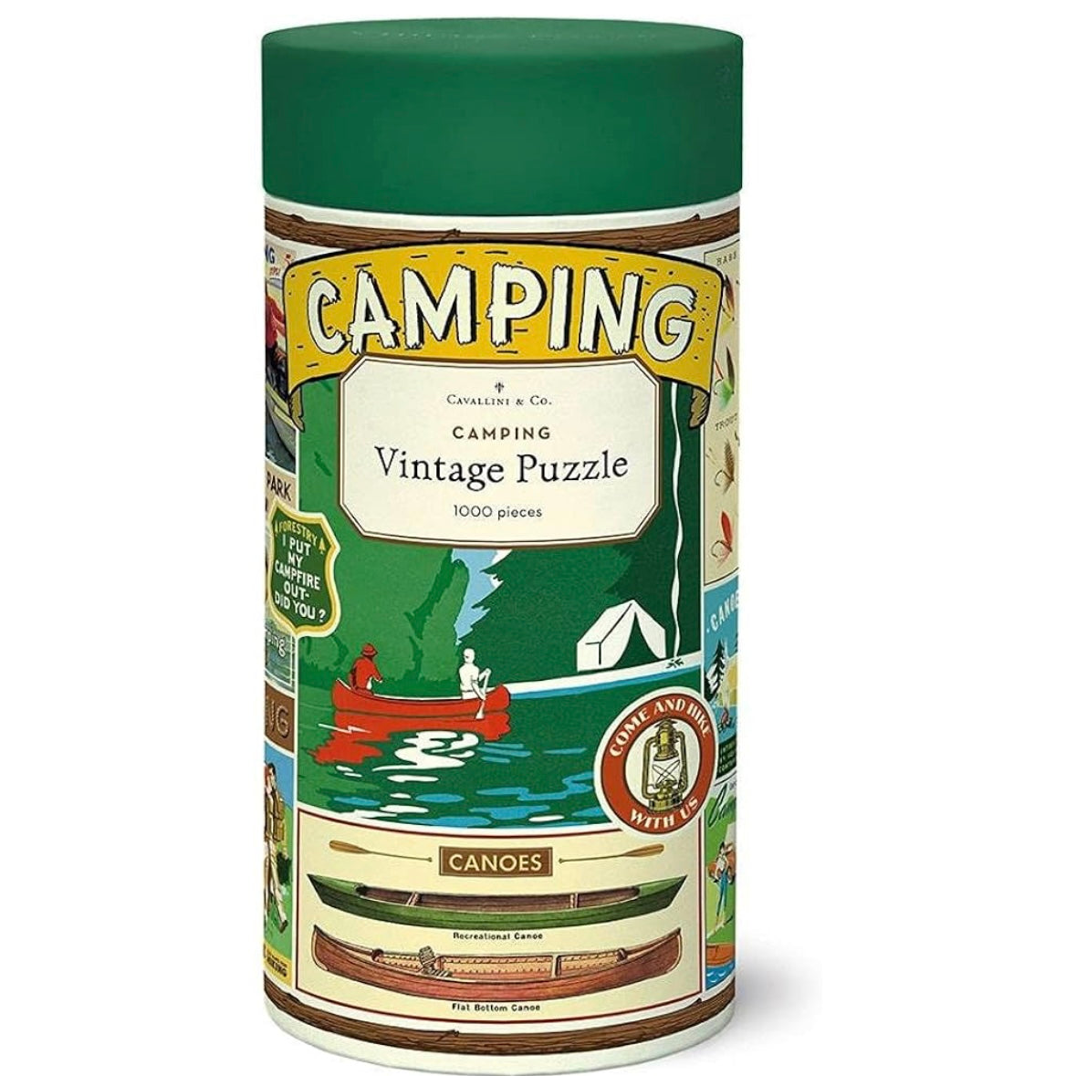 Cavallini & Co Camping 1,000 Piece Puzzle