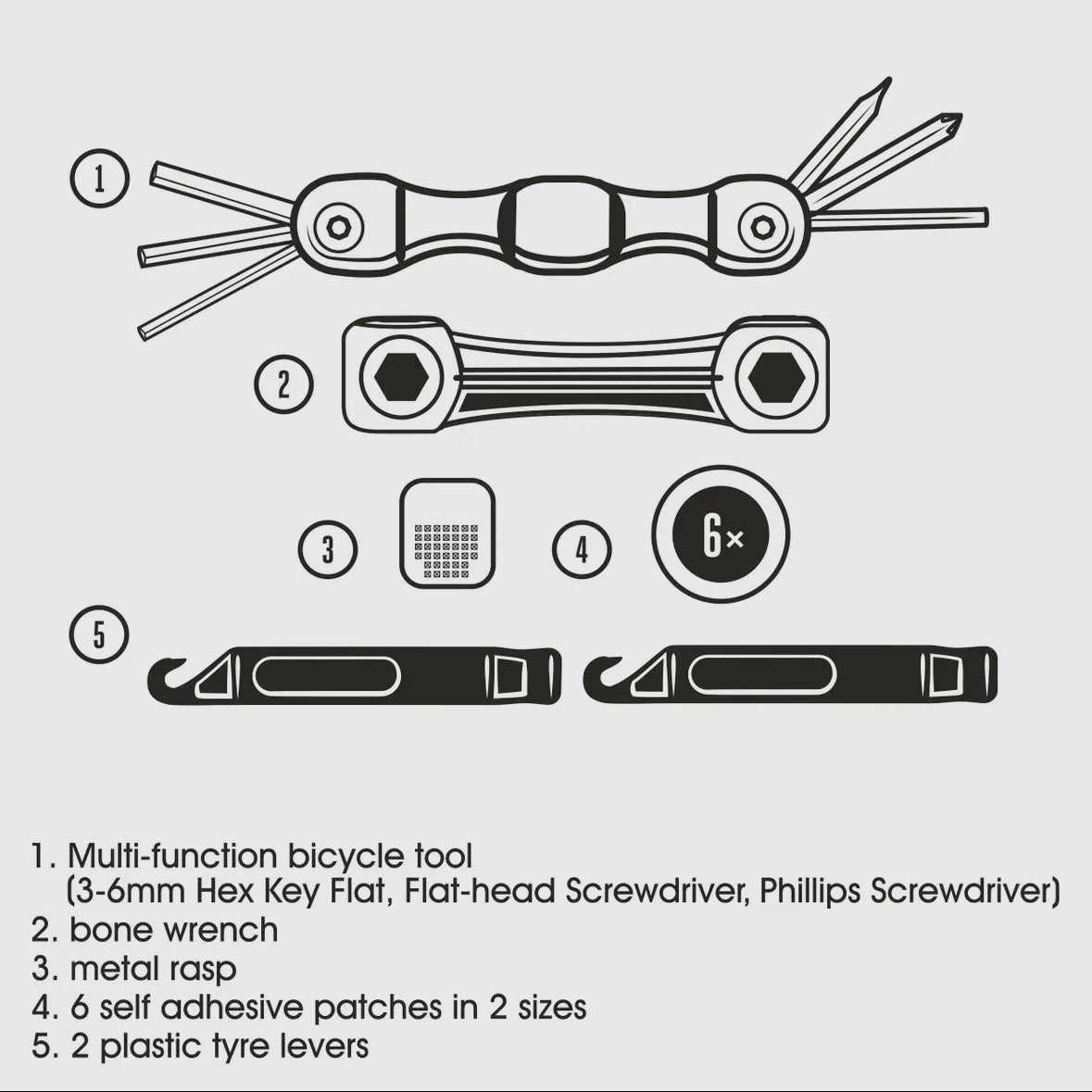 Gentlemen's Hardware Bicycle Puncture Repair Kit