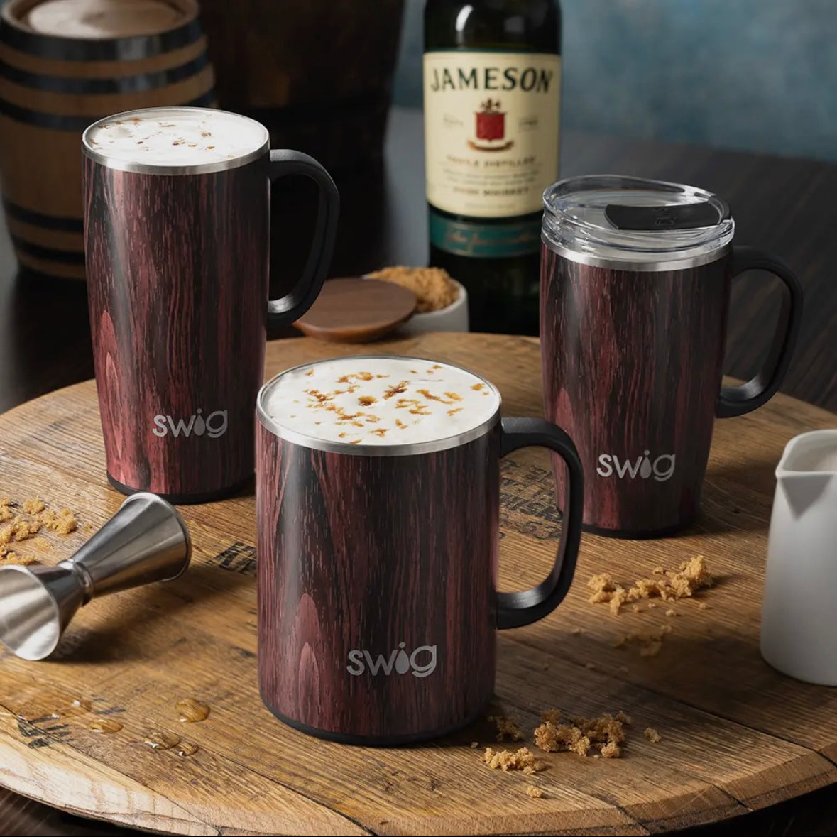 Swig Life Bourbon Barrel Travel Mug (18oz)