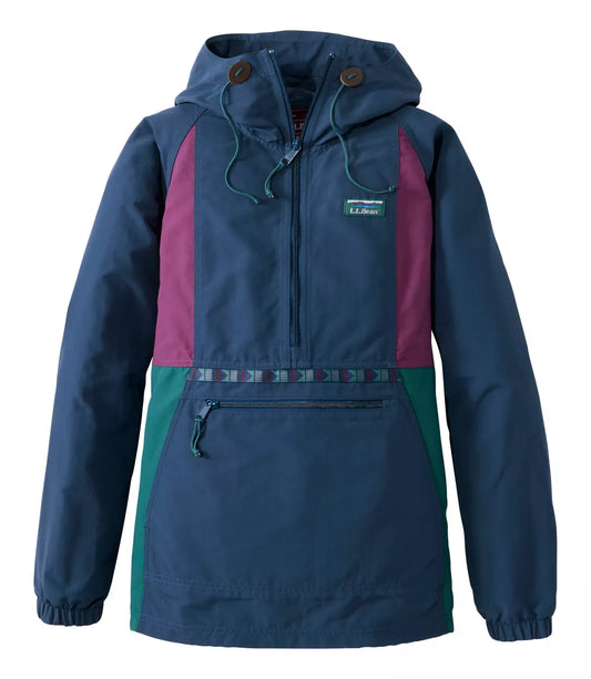 L.L. Bean Mountain Classic Anorak W's Reg Mariner Blue/Wood Violet
