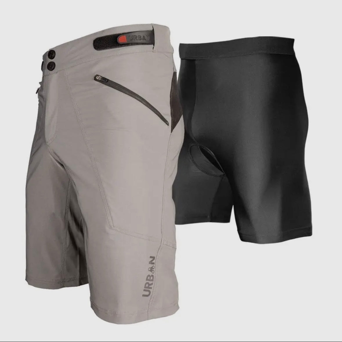 The Shredder - Men's Mountain Bike / Off Road Cycling Shorts Bundle with Padded Undershorts