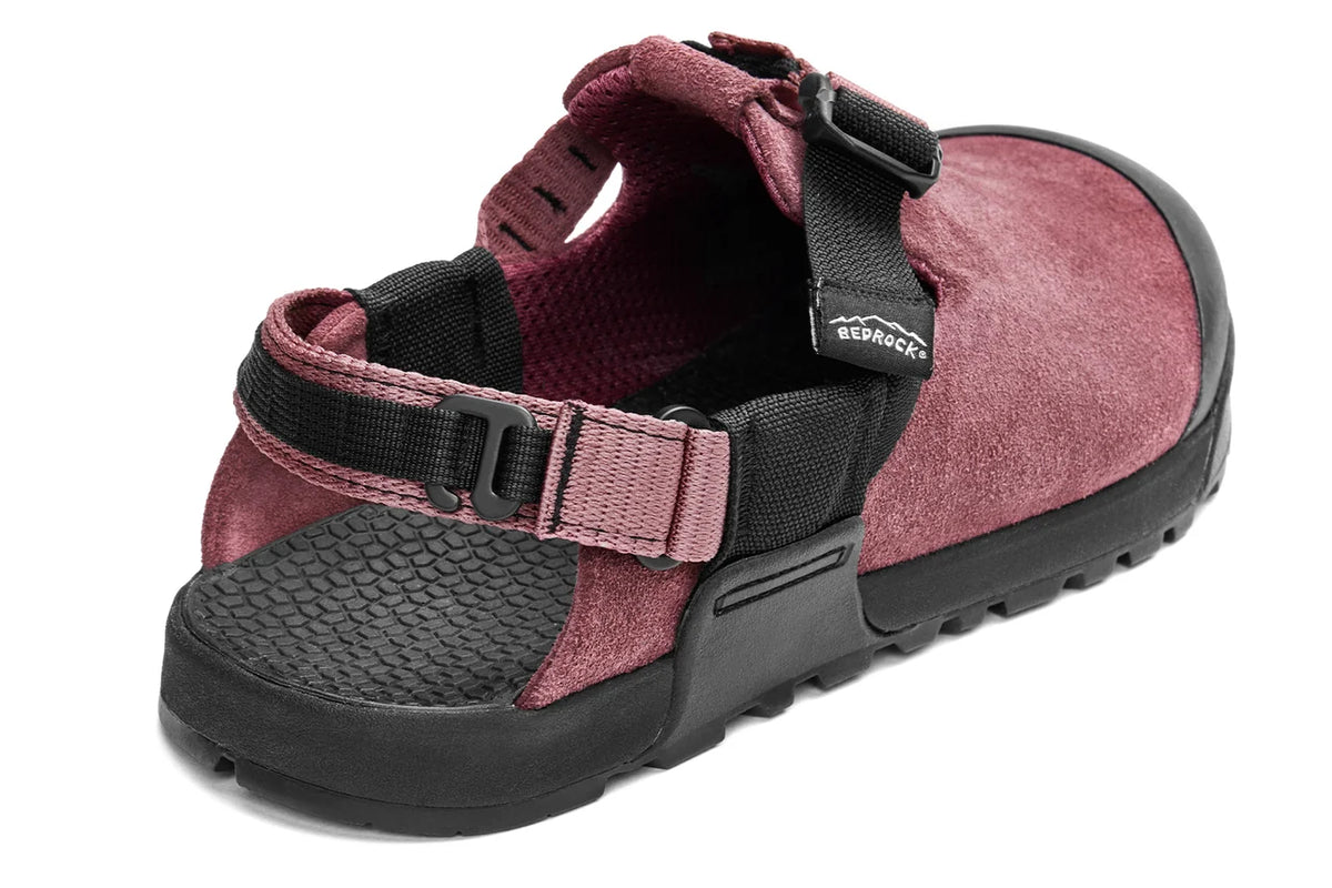 Bedrock Mountain Clog Suede Leather - Wild Rose