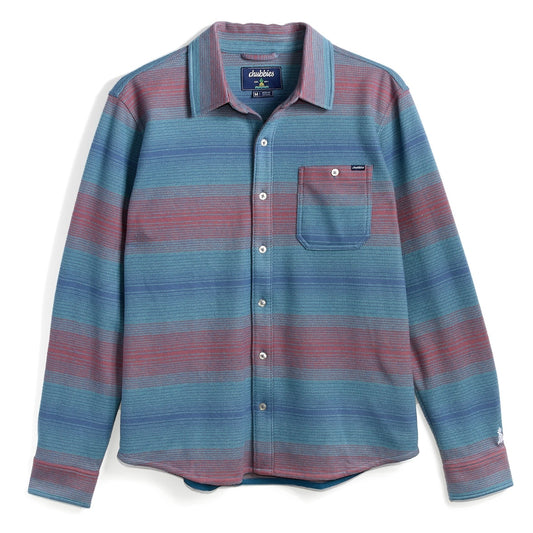 Chubbies Shorts - Cloud 10 Overshirt in The Sunset Stripe