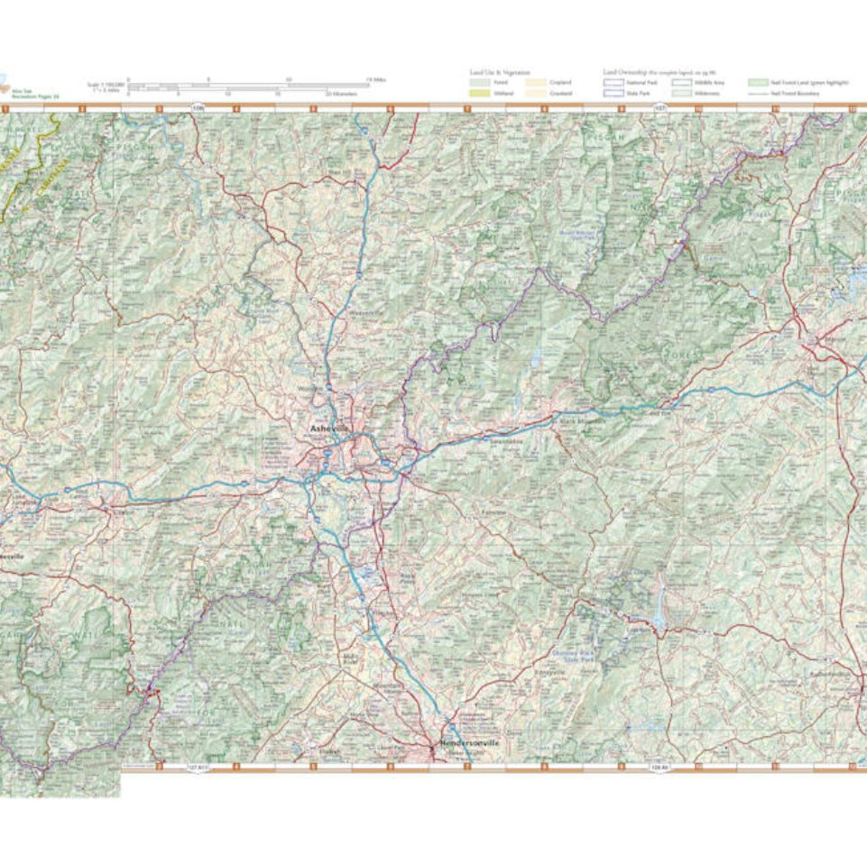 National Geographic Southern Appalachians Road & Recreation Atlas