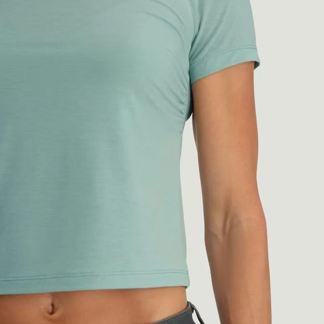 Free Fly Women's Elevate Lightweight Fitted Tee - Ocean Mist