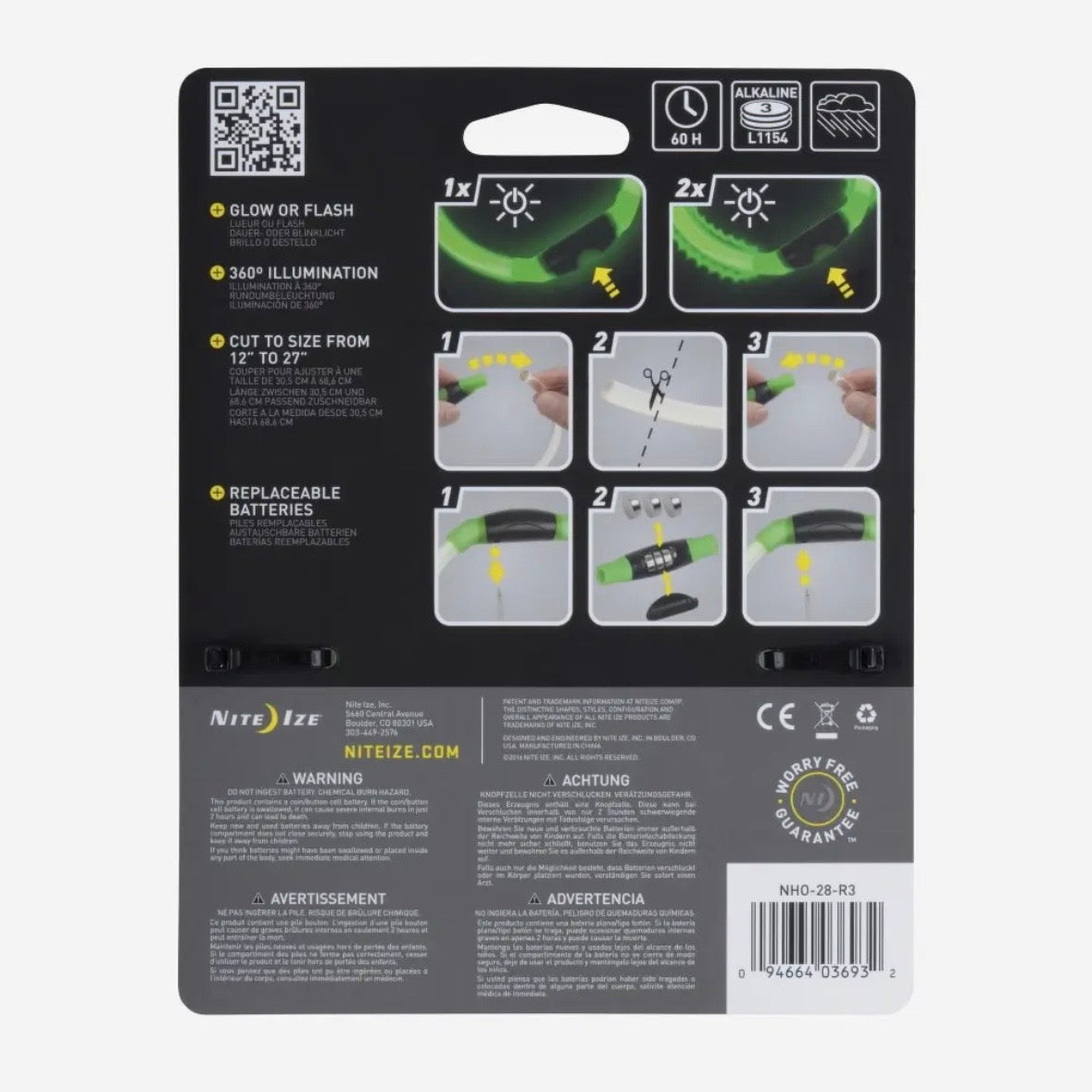 Nite Ize Nitehowl® Rechargeable Led Safety Necklace - Green