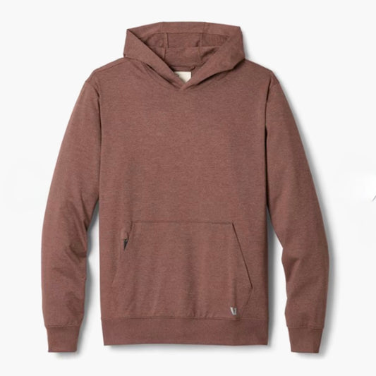 Vuori Men's Sunday Hoodie 2.0 Sable Heather