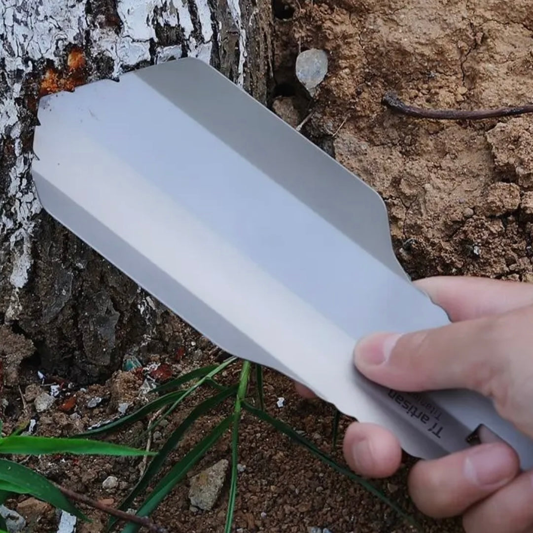 Ultralight Backpacking Trowel Titanium Shovel Hiking Trowel For Outdoor Campsite Use