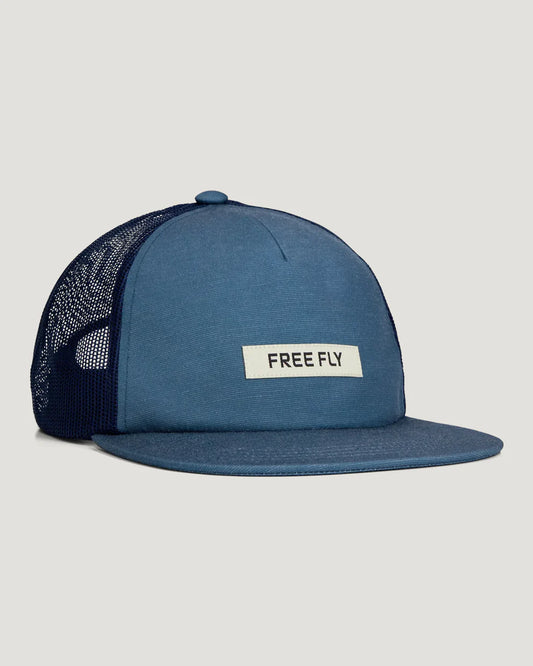 Free Fly Reverb Packable Trucker Hat - Pacific Blue