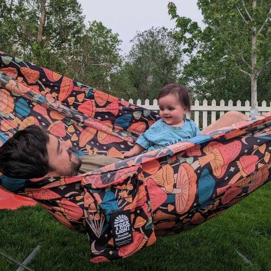 Trek Light Double Hammock | Mushroom Print
