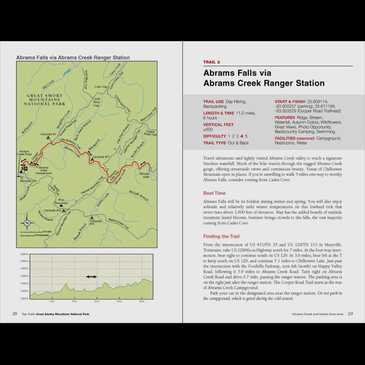 Top Trails: Great Smoky Mountains 3e