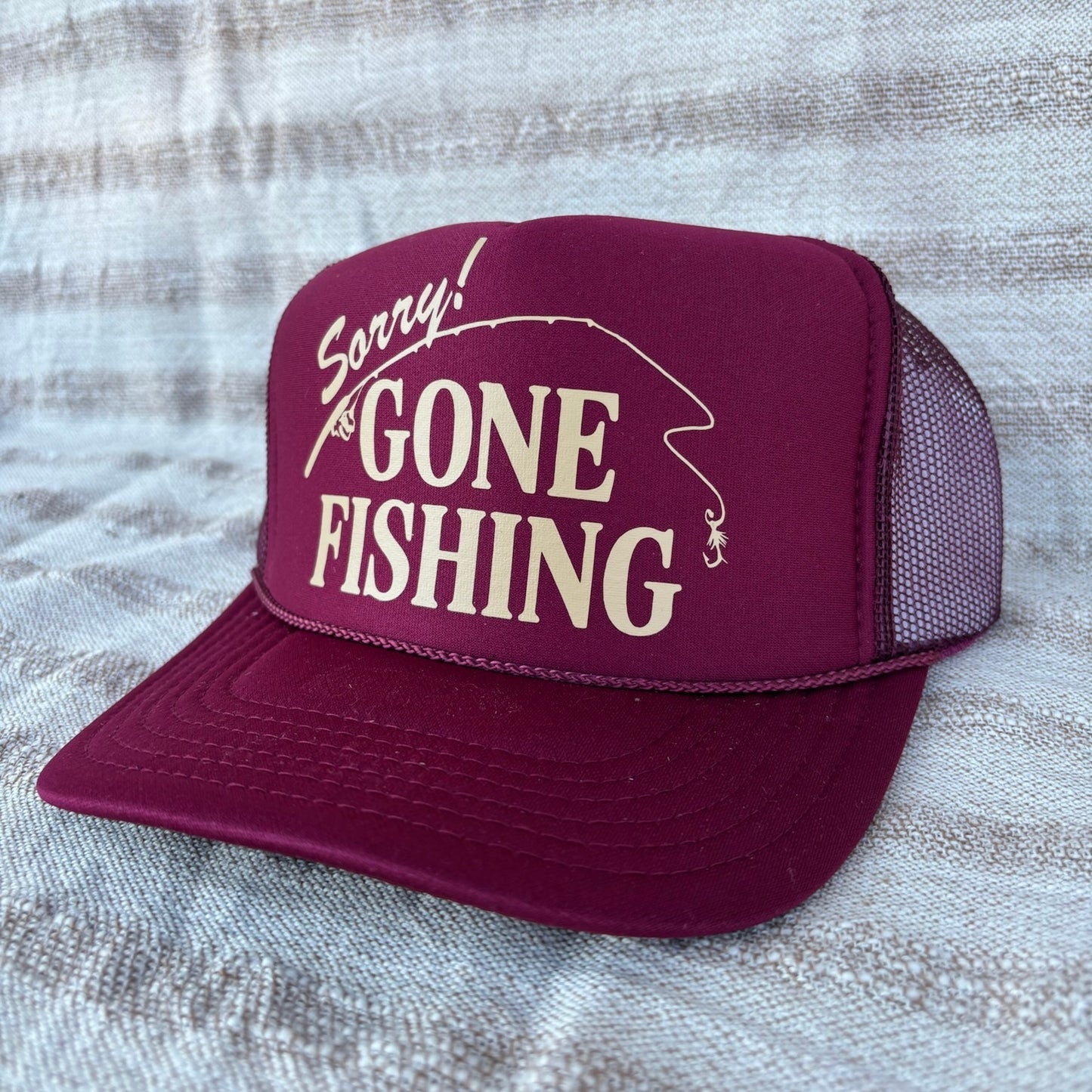 Gone Fishing Trucker Hat