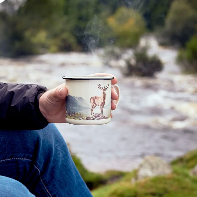 Gentlemen's Hardware Enamel Mug - Deer, 17oz