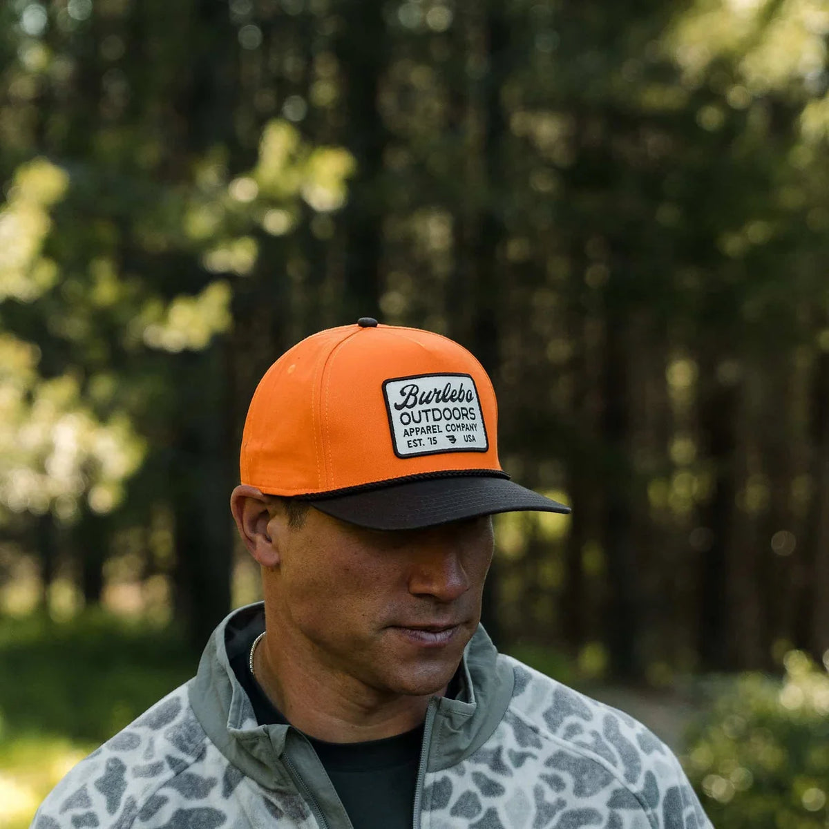 Burlebo Cap Blaze Outdoors Orange & Brown Bill