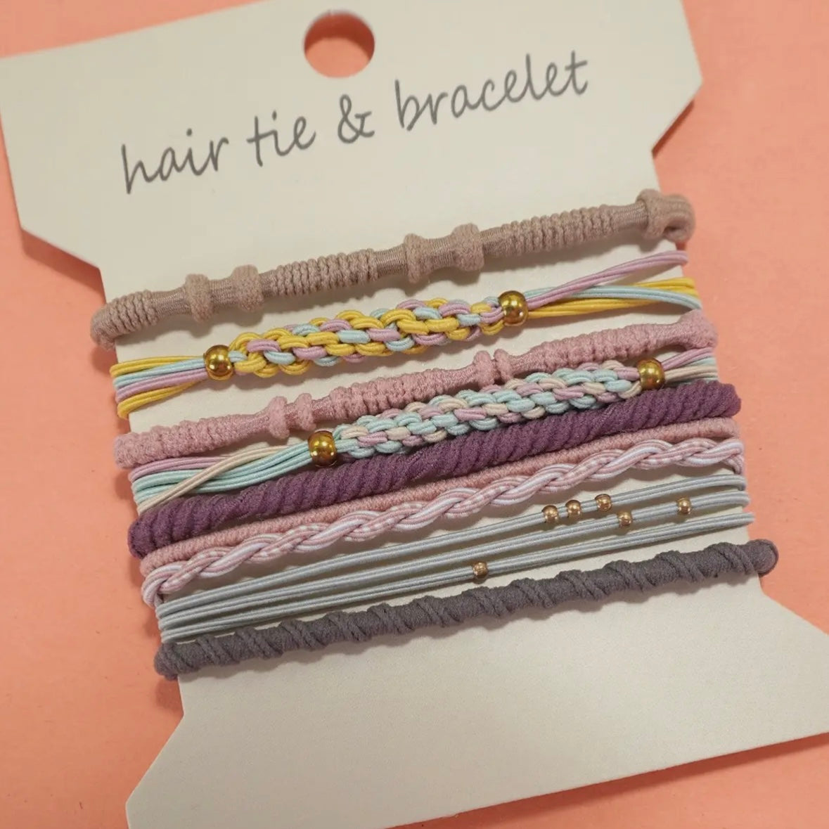 Boho Dual Function Knot Bracelet Hair Ties