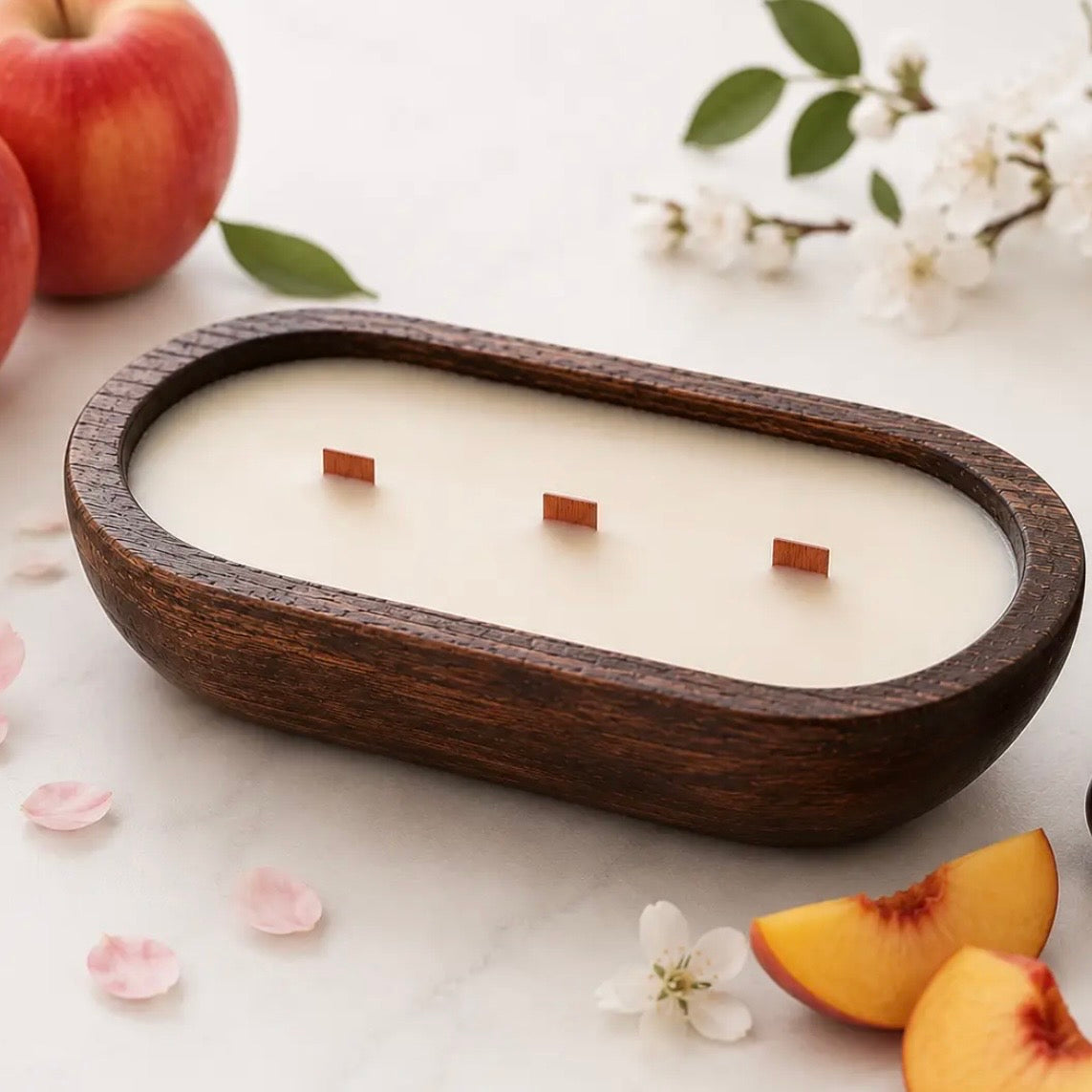 Fernberry 14 oz Three-Wick Dough Bowl Candle